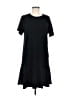 Comune Solid Black Casual Dress Size M - photo 1