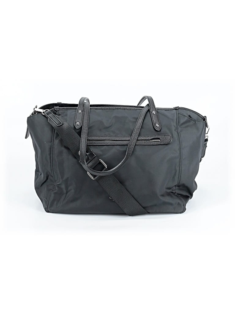 Pre-owned Coach Factory Tote Bag In Black