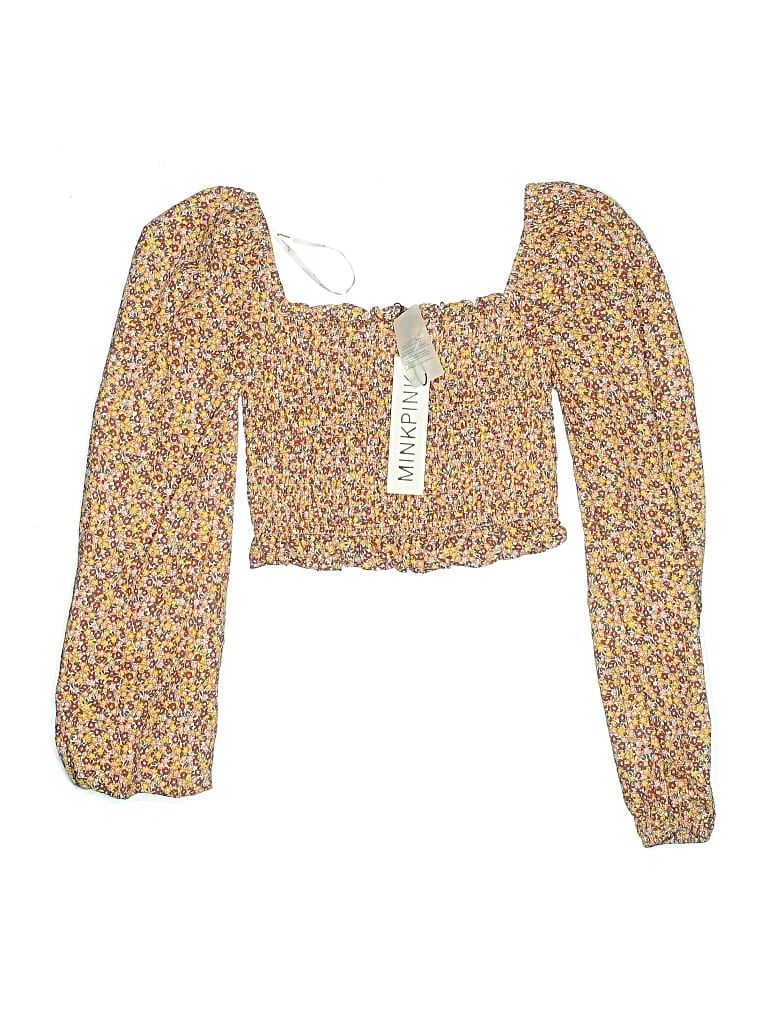 Minkpink Long Sleeve Blouse In Red