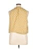 Max Studio 100% Polyester Yellow Sleeveless Blouse Size XL - photo 2