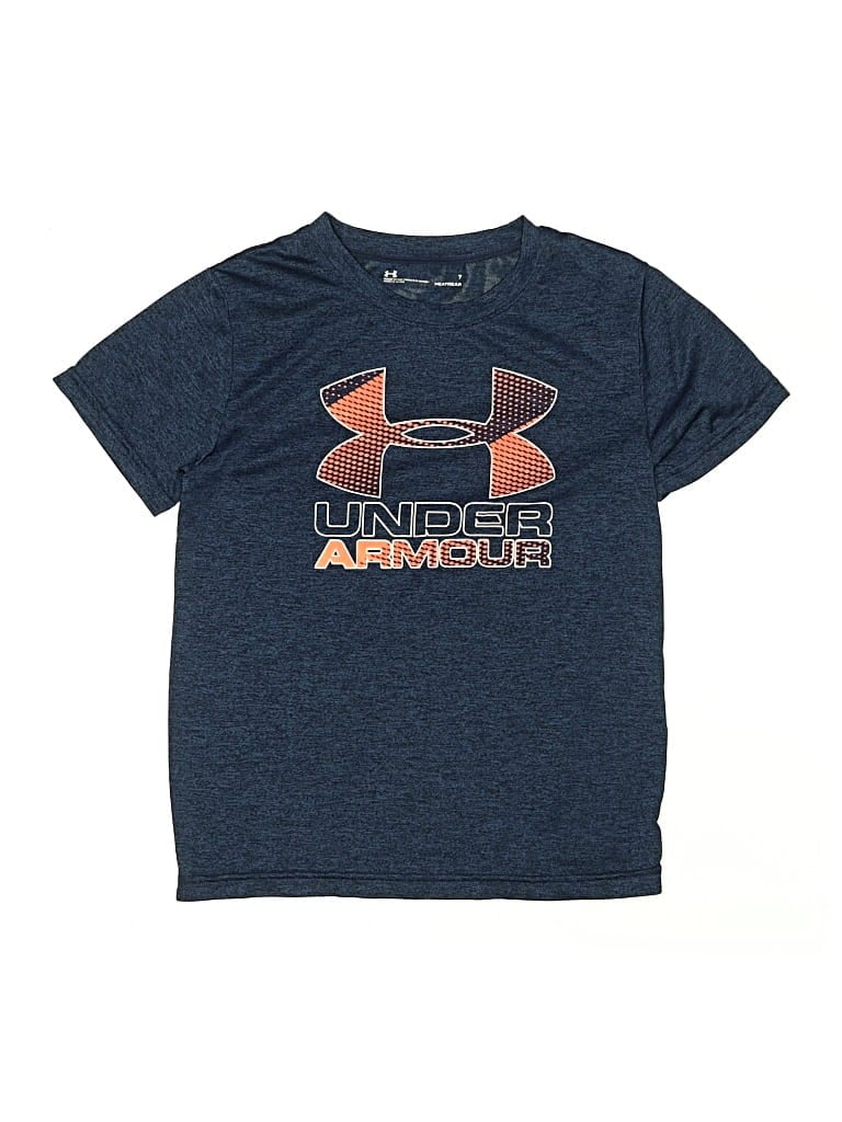 Pre-owned Under Armour Kids' Short Sleeve T-shirt In Blue