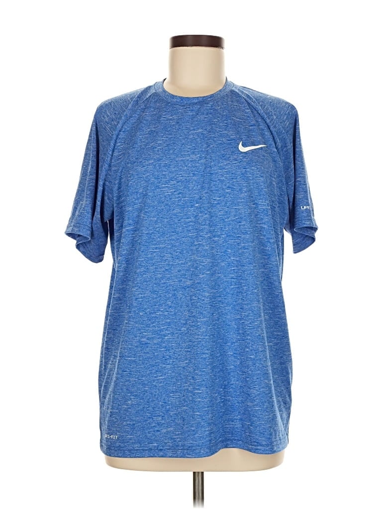 Pre-owned Nike Active T-shirt In Blue