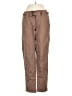 Wrap Brown Linen Pants Size 2 - photo 1
