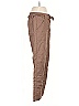 Wrap Brown Linen Pants Size 2 - photo 4