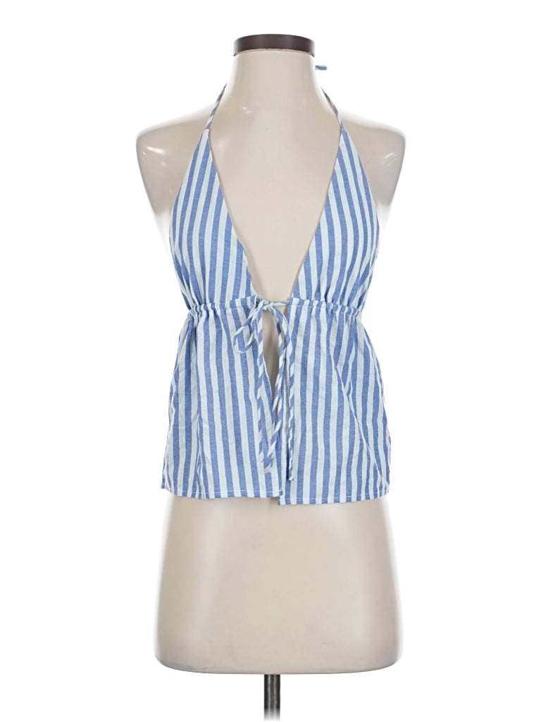 Pre-owned Edikted Sleeveless Blouse In Blue