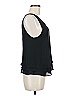 Parker 100% Polyester Black Sleeveless Blouse Size M - photo 4