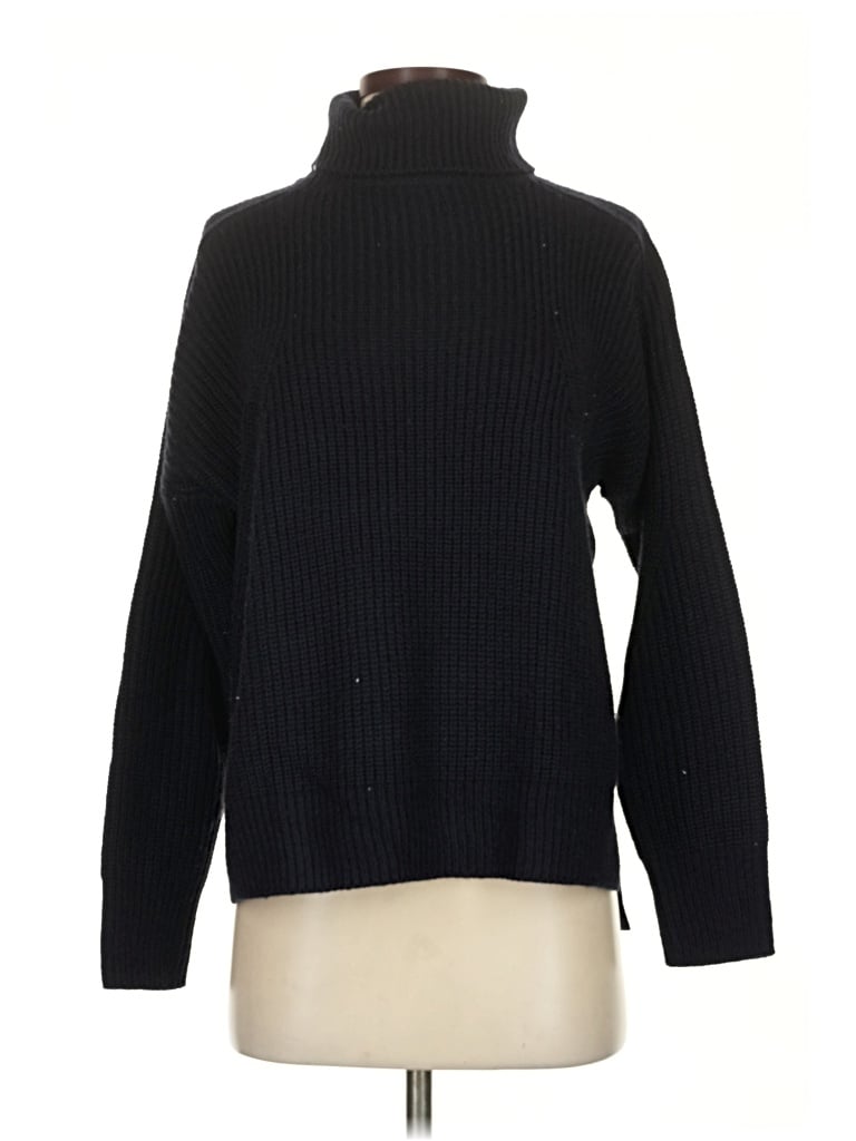 Pre-owned Topshop Turtleneck Sweater In Black
