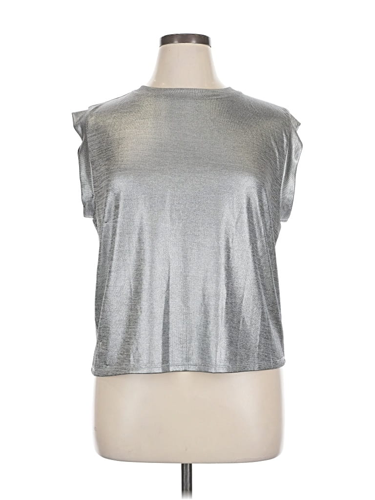 Pre-owned Porridge Sleeveless T-shirt In Silver