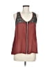 Studio Y 100% Polyester Burgundy Sleeveless Blouse Size M - photo 1