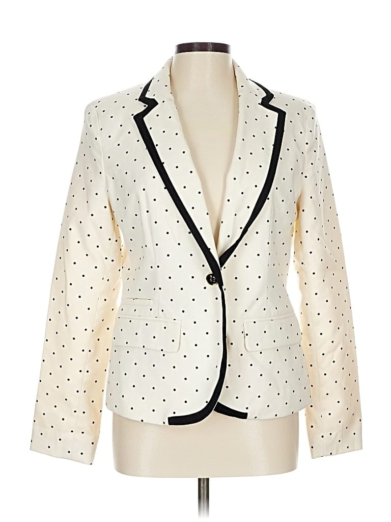 Pre-owned Merona Blazer Jacket In White