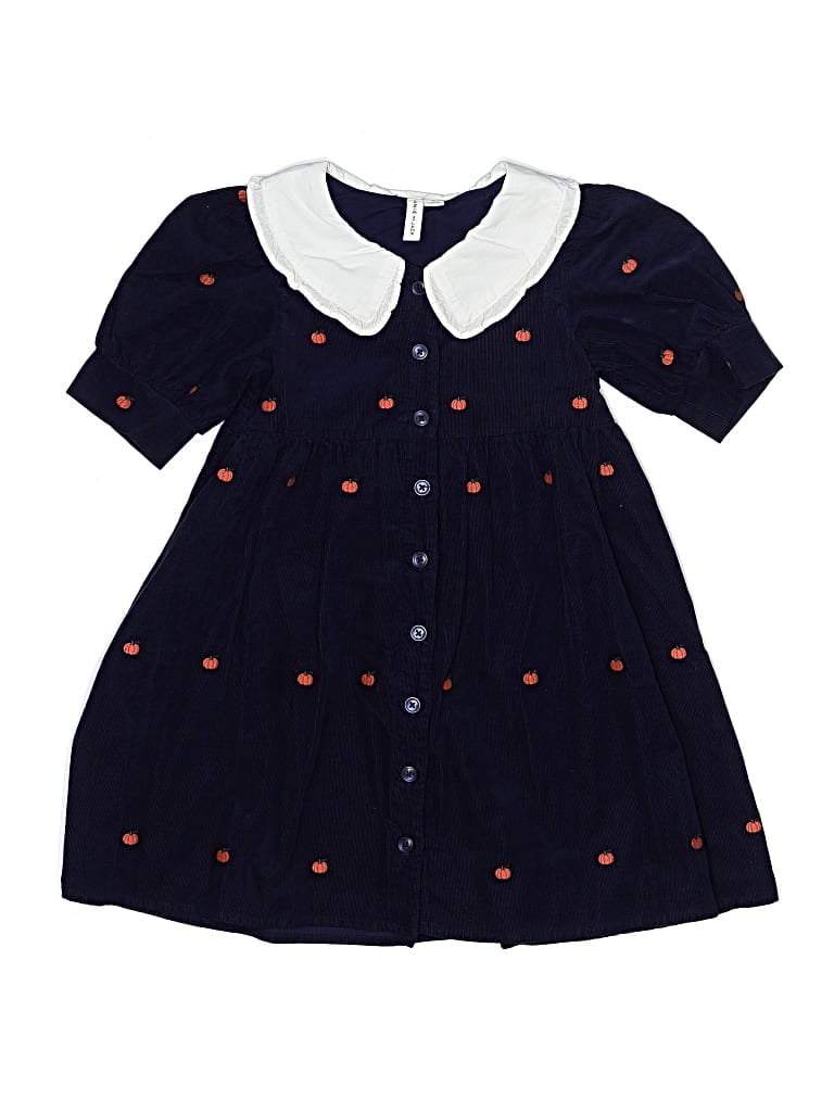 Pre-owned Janie And Jack Kids' Dress In Blue