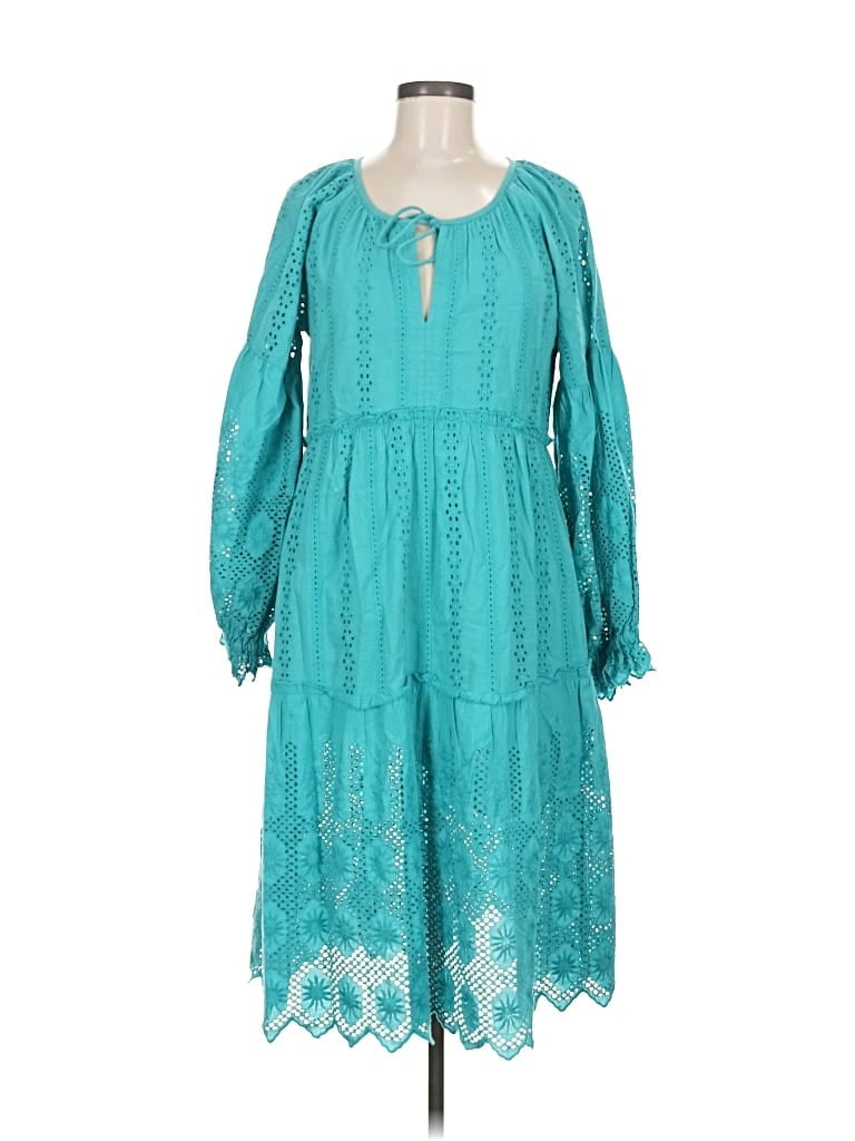 Pre-owned Tolani Casual Dress In Blue