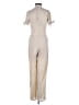 Superdown Solid Ivory Tan Jumpsuit Size XXS - photo 2