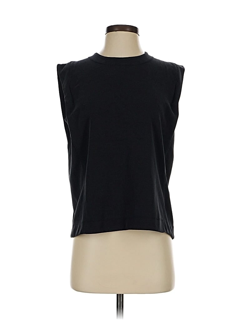 Pre-owned Athleta Sleeveless T-shirt In Black