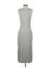 Splendid Solid Gray Casual Dress Size XS - photo 2