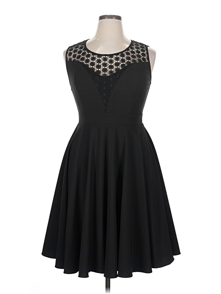Pre-owned City Chic Cocktail Dress In Black