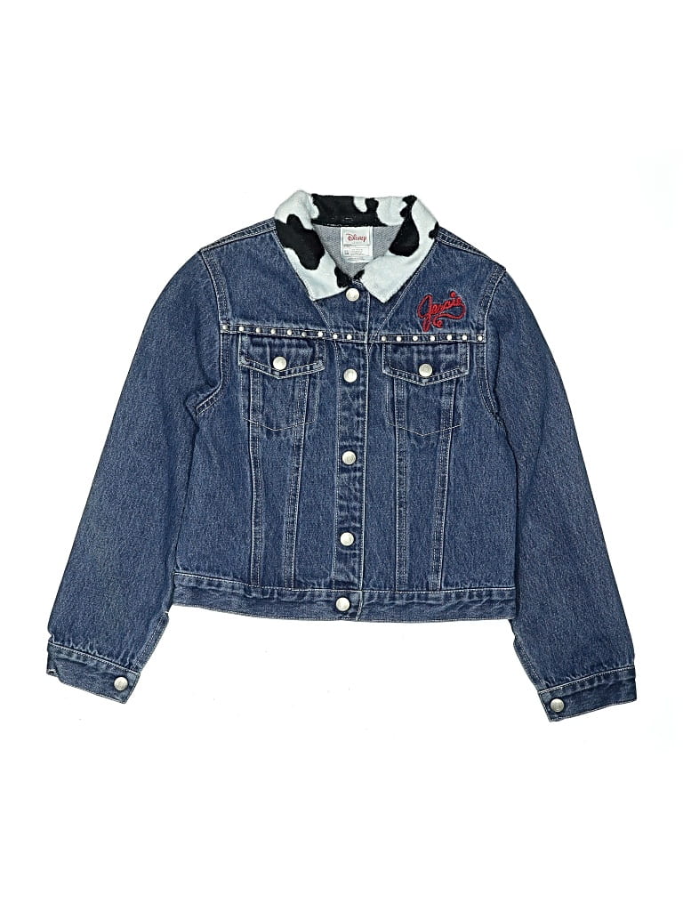 Pre-owned Disney Store Kids' Denim Jacket In Blue