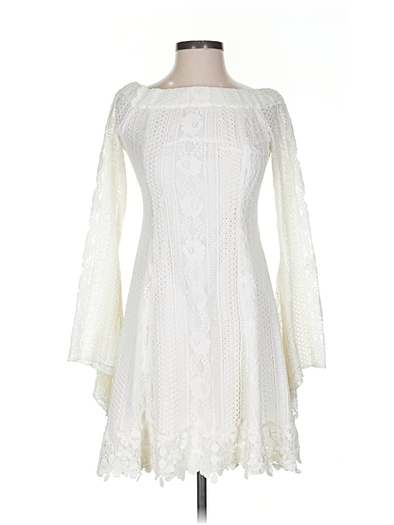 Pre-owned Nicholas Cocktail Dress In White
