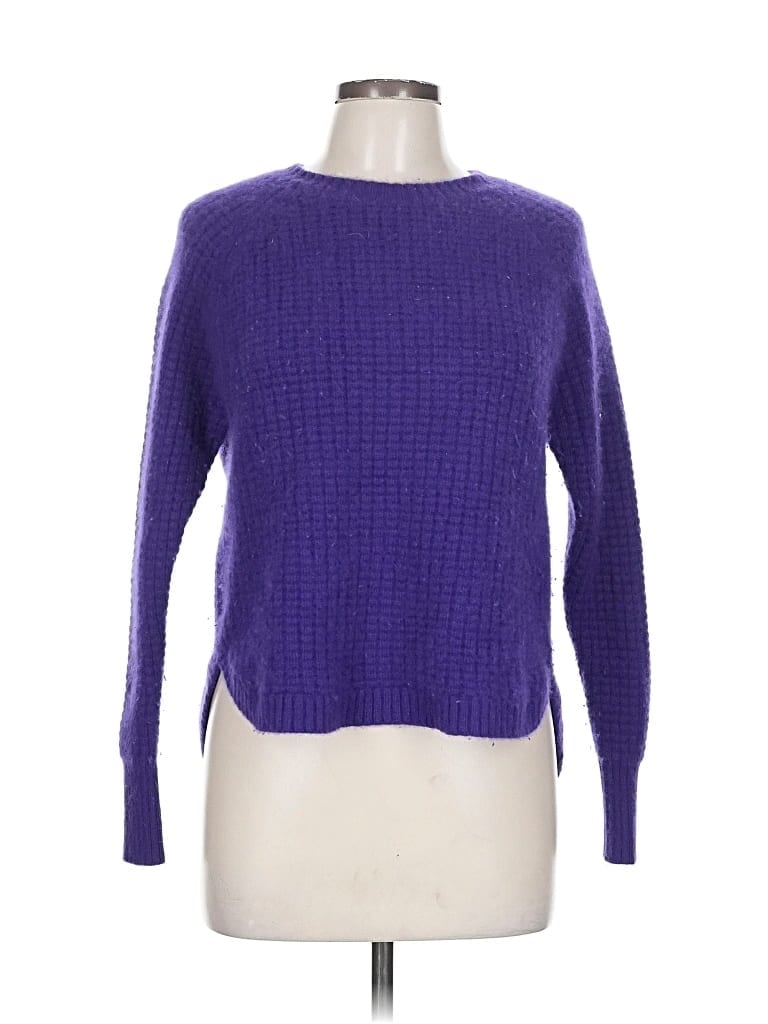 Pre-owned Autumn Cashmere Cashmere Pullover Sweater In Purple