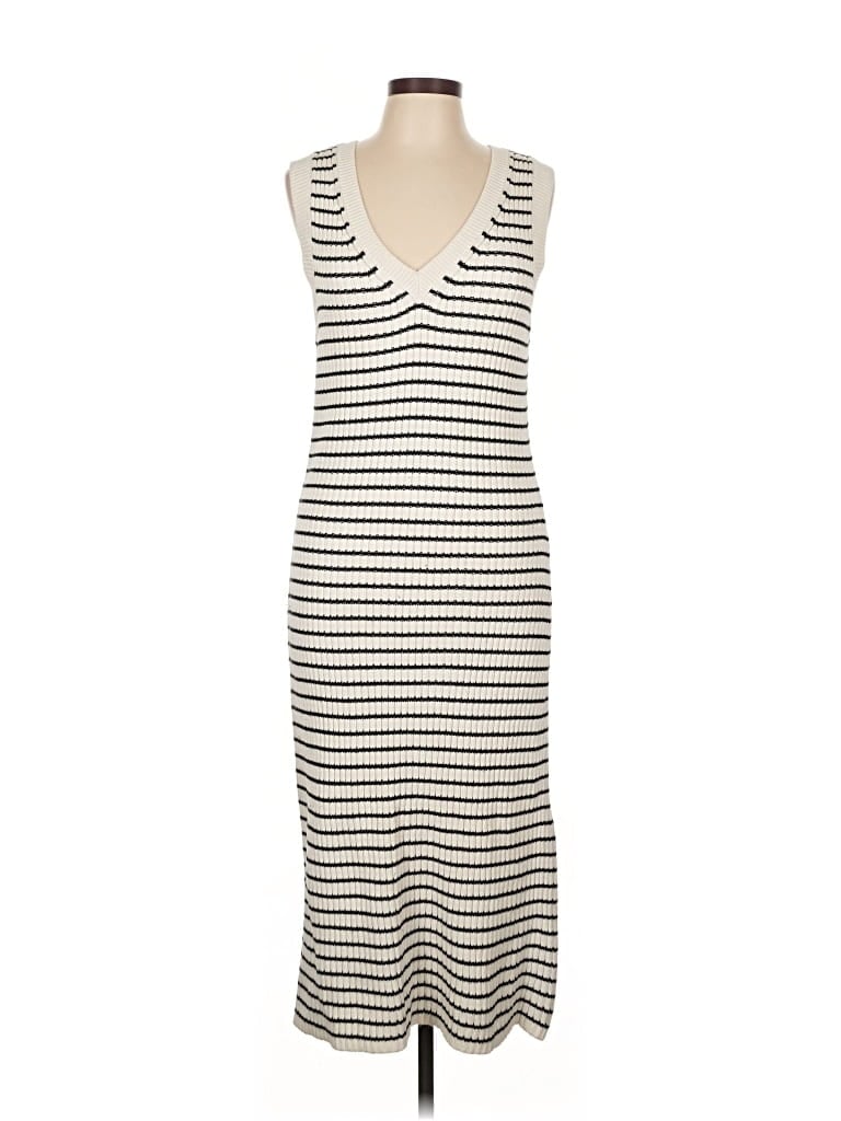 Pre-owned Abercrombie & Fitch Casual Dress In White