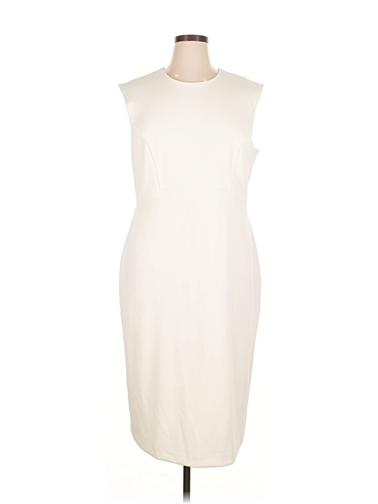 Pre-owned Express Casual Dress In White