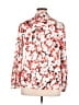 Fire Islander Print Red Long Sleeve Blouse Size 18 - photo 2