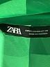 Zara TRF 100% Polyester Green 3/4 Sleeve Blouse Size XS - photo 7