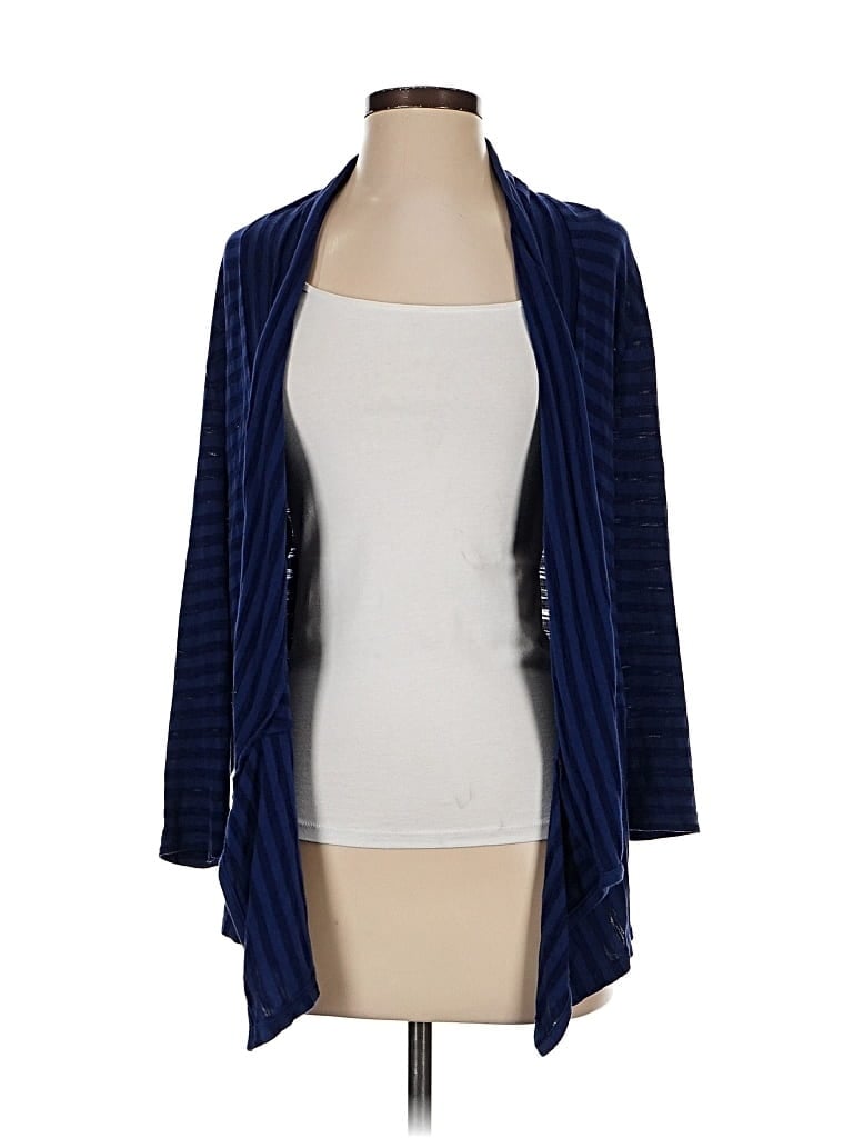 Pre-owned Lilla P Cardigan Sweater In Blue