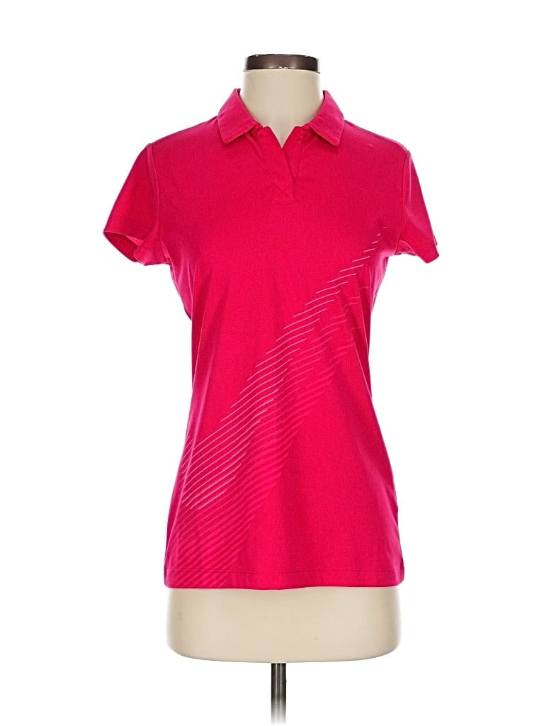 Pre-owned Nike Short Sleeve Polo Shirt In Red