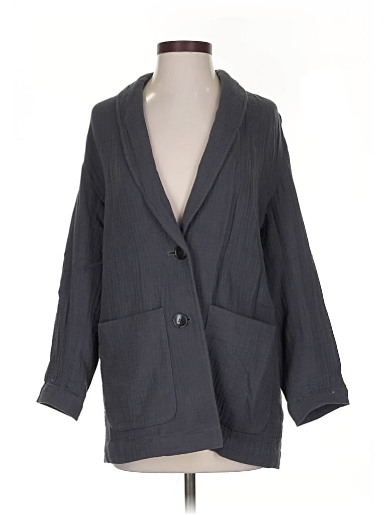 Pre-owned Madewell Blazer Jacket In Gray