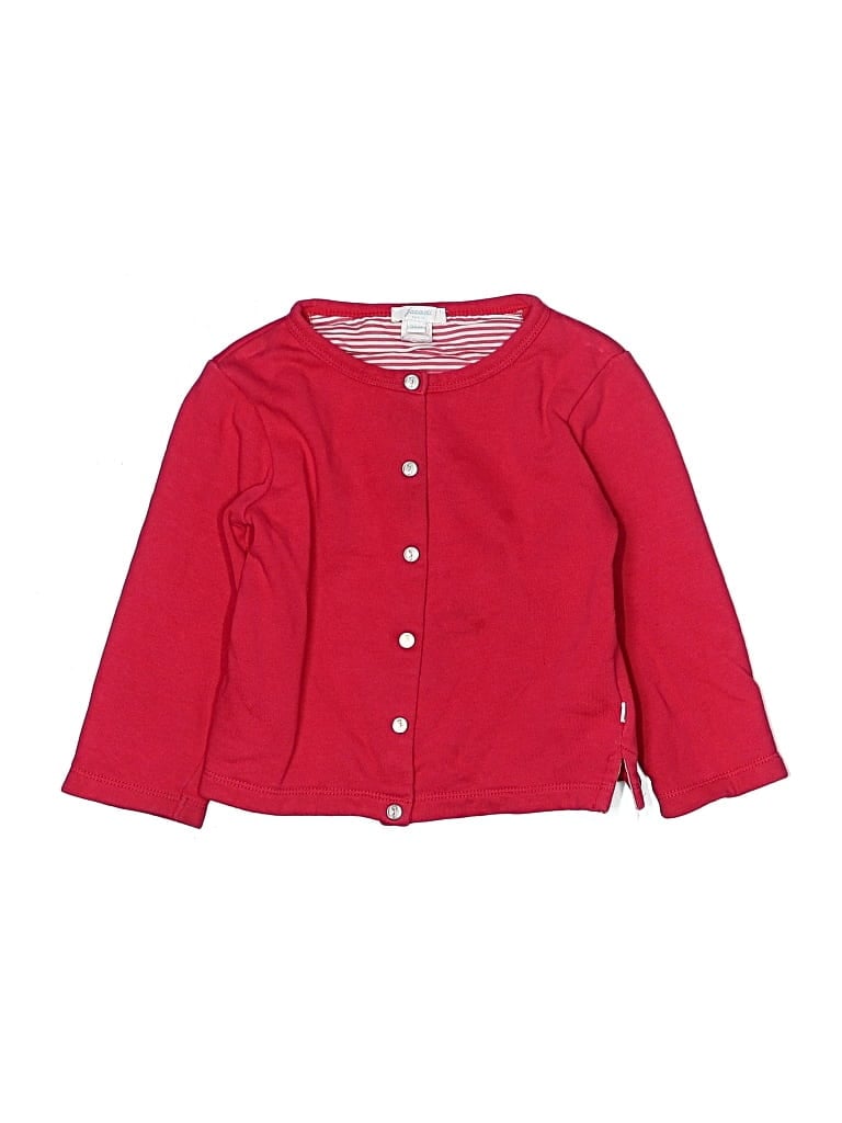 Pre-owned Jacadi Kids' Cardigan Sweater In Red