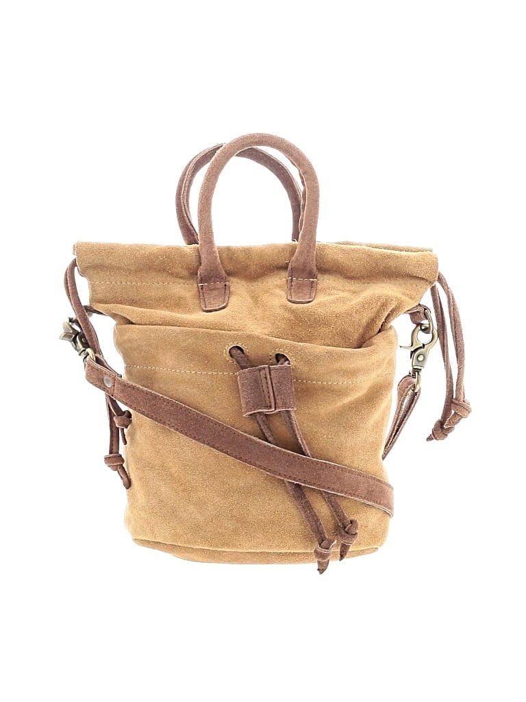 Pre-owned Free People Leather Satchel In Brown