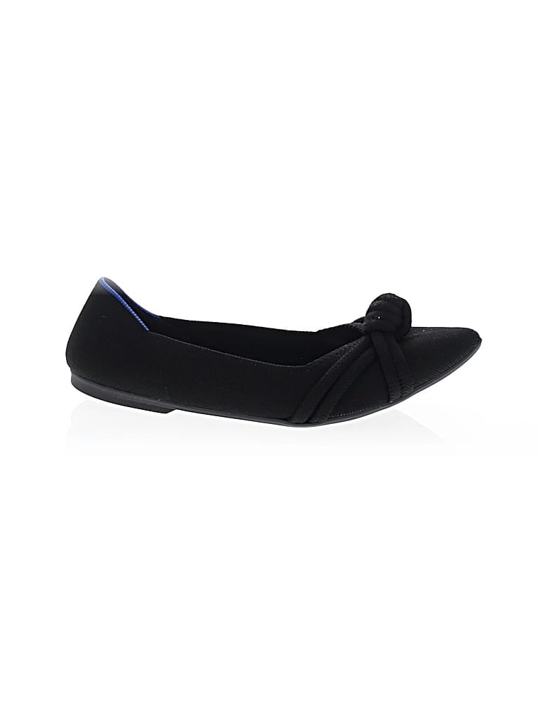 Pre-owned Rothys Flats In Black