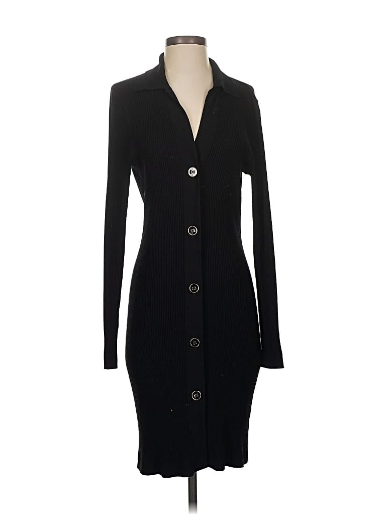 Pre-owned Etcetera Cardigan Sweater In Black