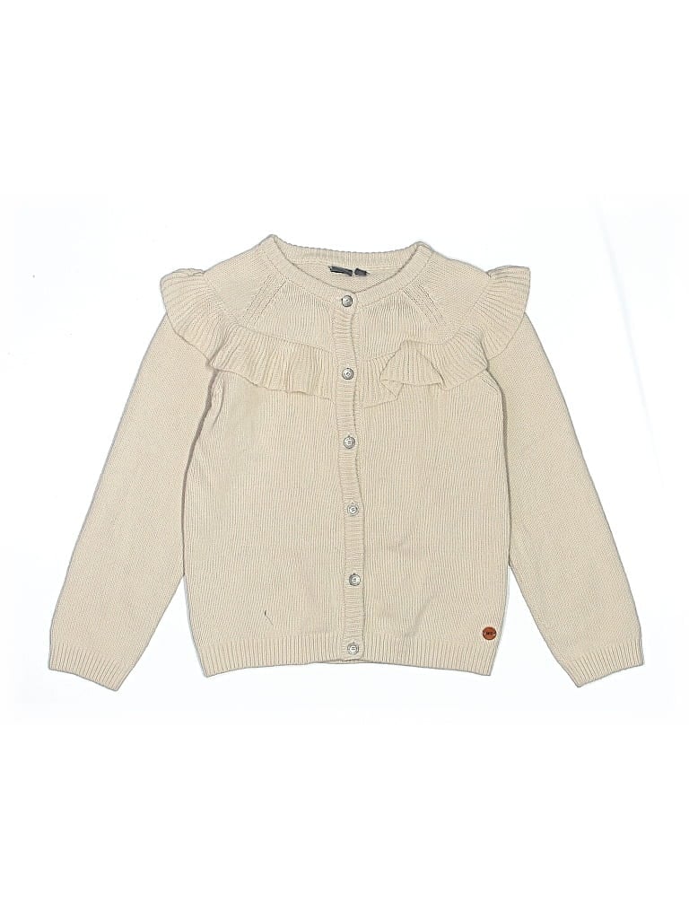 Pre-owned Babyface Kids' Cardigan Sweater In Brown