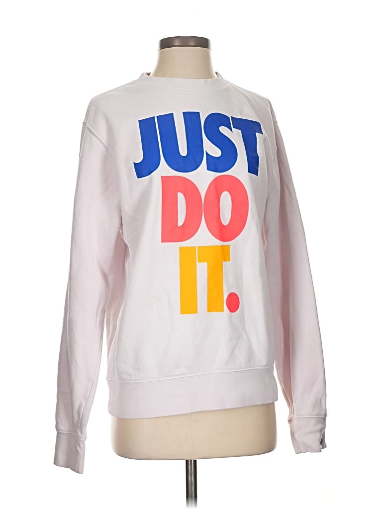 Pre-owned Nike Sweatshirt In White