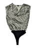 Express 100% Polyester Black Bodysuit Size XS - photo 1