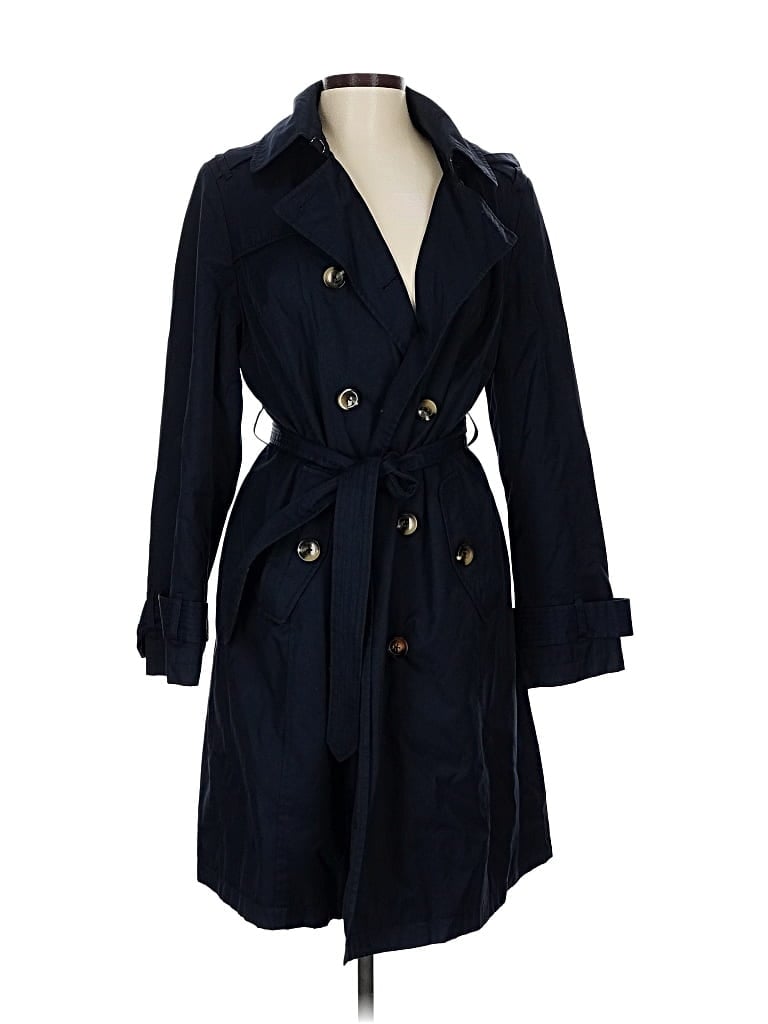 Pre-owned London Fog Trenchcoat In Blue
