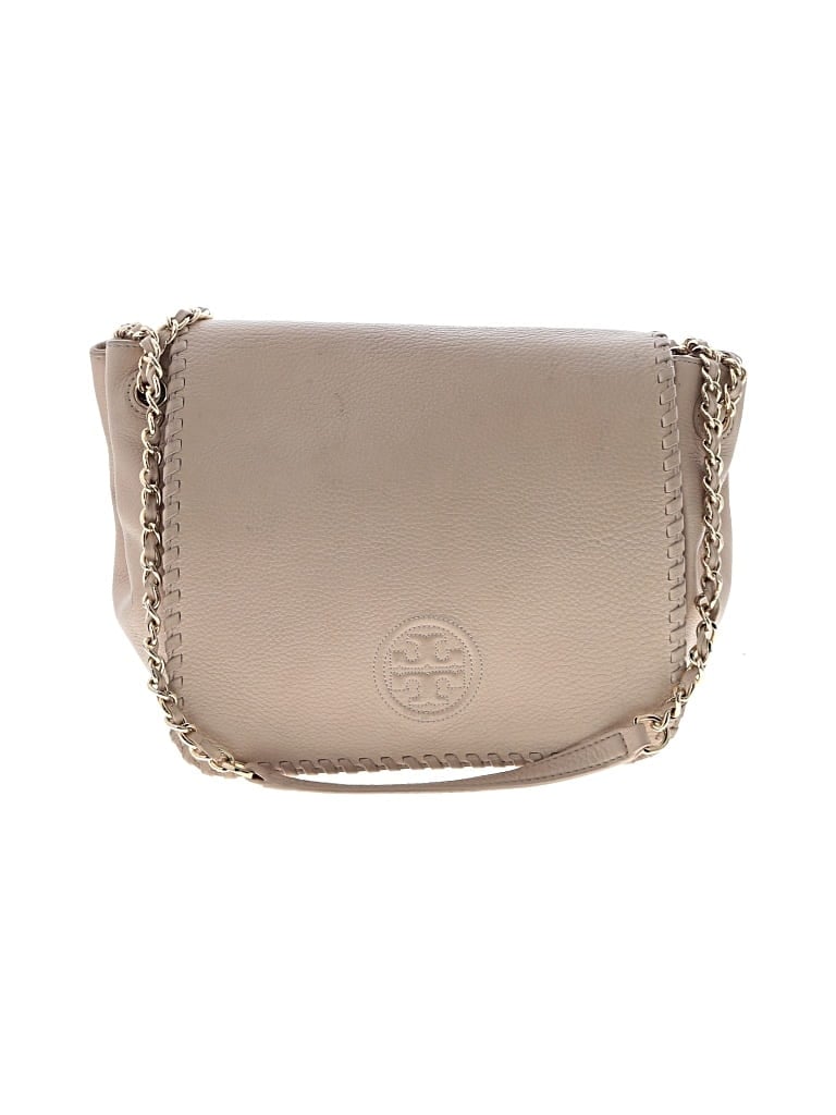 Pre-owned Tory Burch Leather Shoulder Bag In Pink