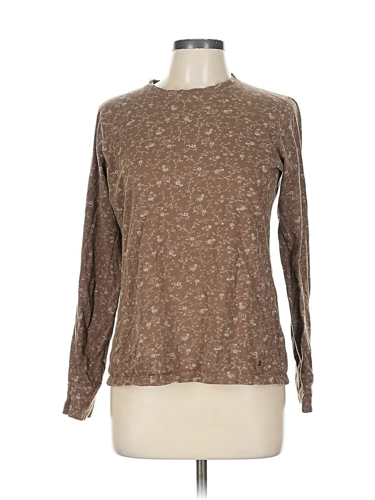 ASSORTED BRANDS Pre-owned Long Sleeve T-shirt In Brown