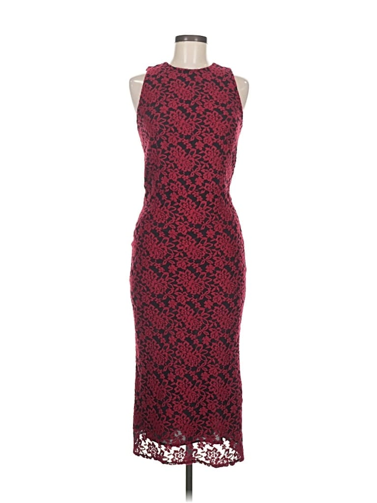 Pre-owned Alice And Olivia Alice + Olivia Cocktail Dress In Red