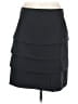 Larry Levine Solid Black Casual Skirt Size 8 - photo 2
