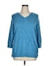 Chico's Blue Pullover Sweater Size XL (3) - photo 1