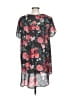 Torrid 100% Polyester Floral Black Short Sleeve Blouse Size Lg Plus (0) - photo 2