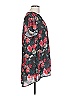 Torrid 100% Polyester Floral Black Short Sleeve Blouse Size Lg Plus (0) - photo 4