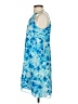 Calvin Klein 100% Polyester Tie-dye Blue Cocktail Dress Size S (estimated) - photo 5
