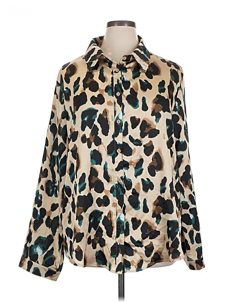 Pre-owned Boohoo Long Sleeve Blouse In White