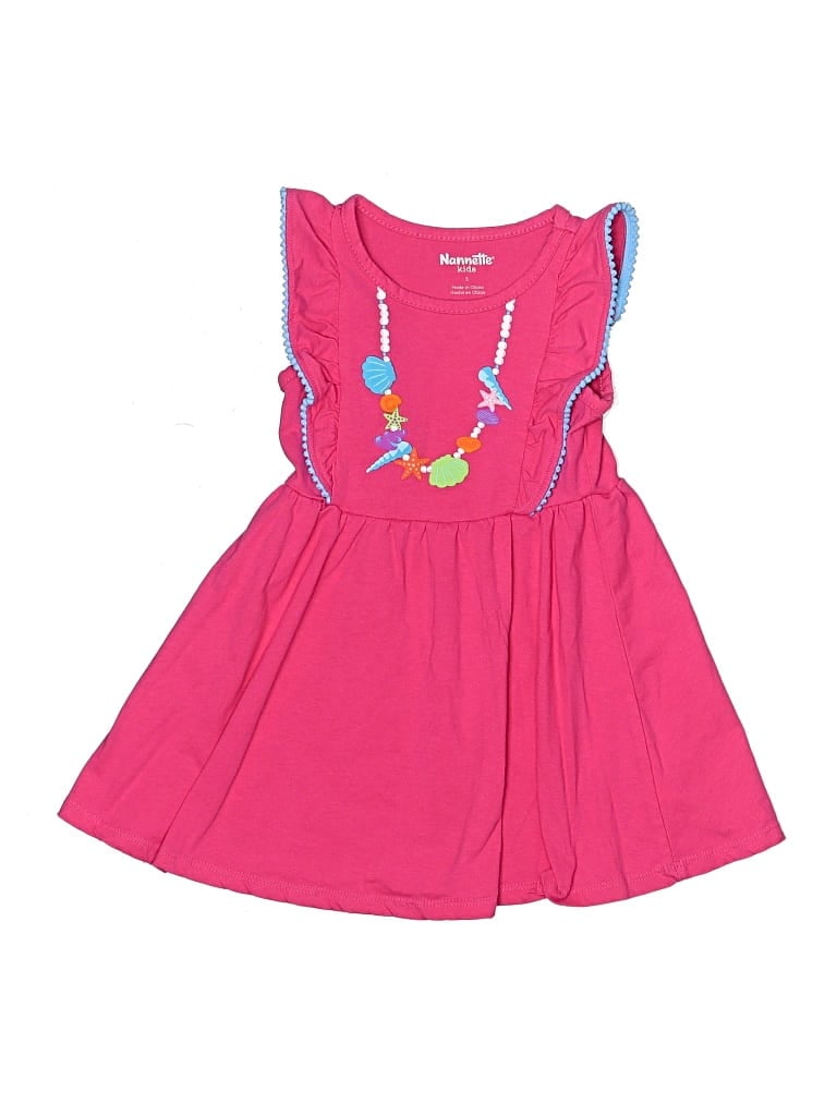 Pre-owned Nannette Kids' Dress In Pink