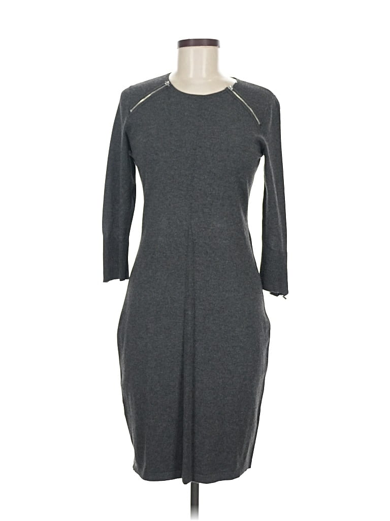 Pre-owned Calvin Klein Casual Dress In Gray