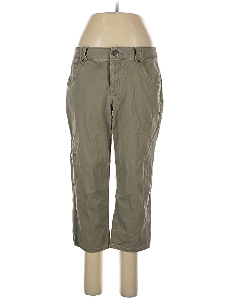 Pre-owned Dkny Jeans Khakis In Green